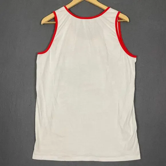 Looney Tunes Patriotic x Olympics Tank Top Men's Large Bugs Bunny USA Surfing - Picture 2 of 10